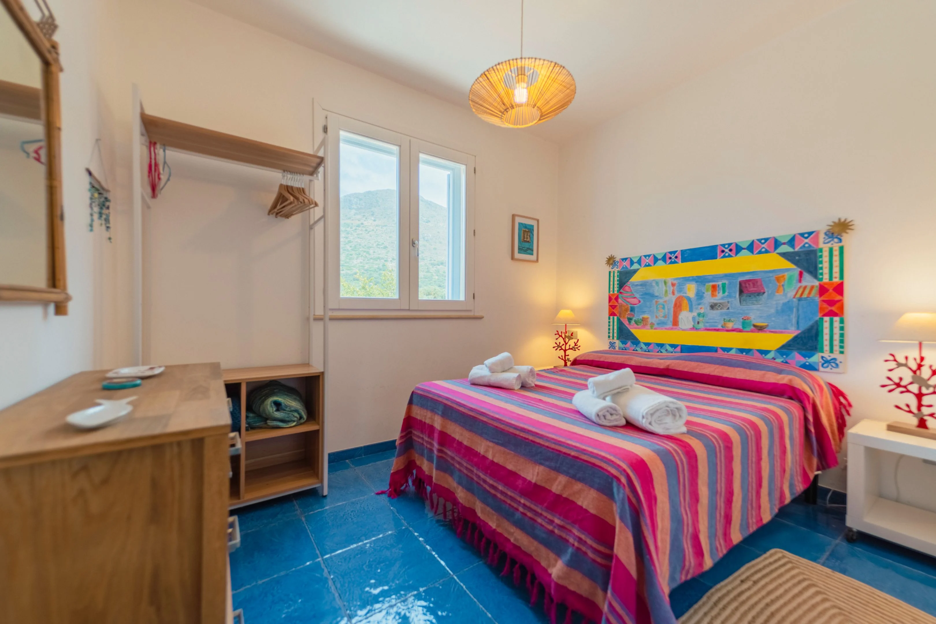 Camera matrimoniale principale Casa Glicine Favignana